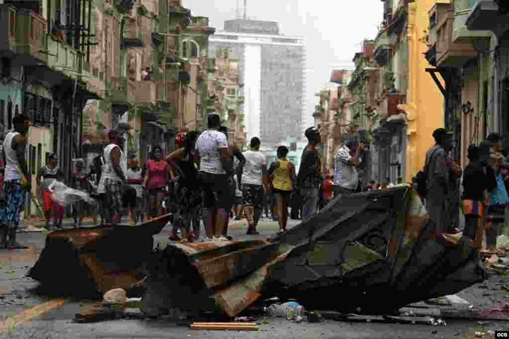 Afectaciones de Irma en La Habana. Foto Elio Delgado. 