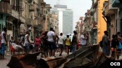 Afectaciones de Irma en La Habana. Foto Elio Delgado. 