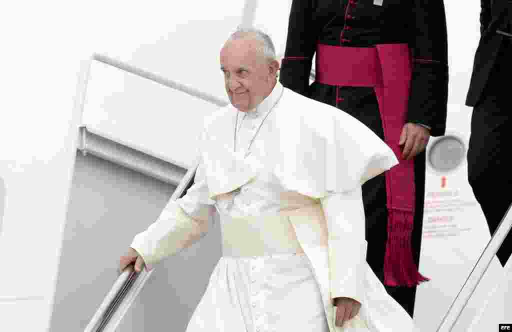El papa Francisco llega a Estados Unidos