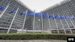 Fachada de la sede de la Unión Europea en Bruselas, Bélgica.