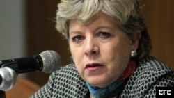 Alicia Bárcena Ibarra, secretaria ejecutiva de la Comisión Económica para América Latina y el Caribe (Cepal) en La Habana, Cuba. 