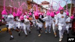 Desfile de Semana Santa en Nicaragua. Abril 4 2020