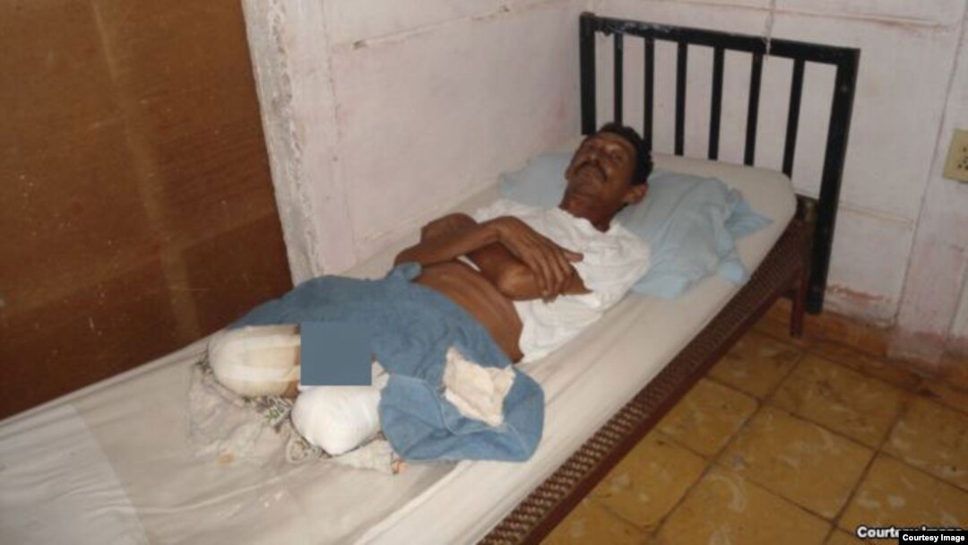José Antonio González Borrego, recién operado