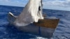 Balsa en la que navegó un grupo de cubanos que intentaron llegar a EEUU vía marítima. (Foto: USCG)