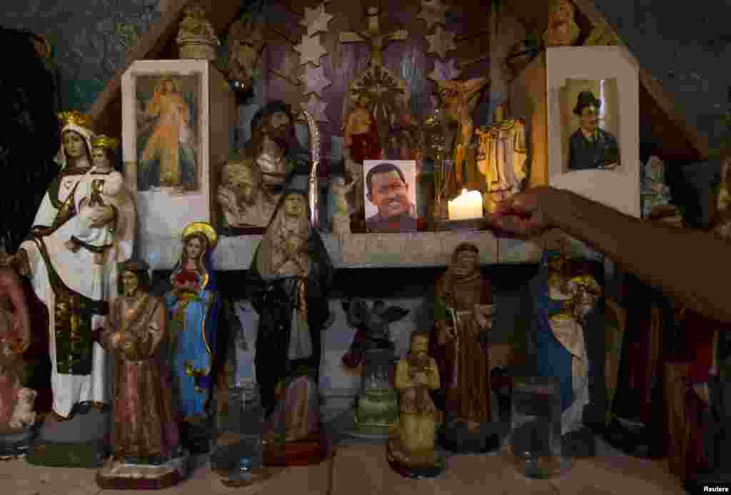 Altar para Chávez