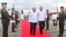 López Obrador y Díaz-Canel en Campeche, México el 11 de febrero de 2023.