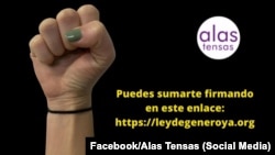 Una de las imágenes de la campaña contra los feminicidios en Cuba y por una Ley Integral contra la Violencia de Género. (Facebook/Alas Tensas)