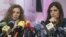 Maria Alyokhina (izda) y Nadezhda Tolokonnikova (dcha).