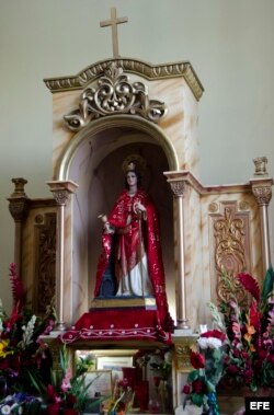 FELIGRESES EN SANTUARIO DE LA SANTA BÁRBARA