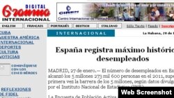 La noticias de España en la prensa cubana