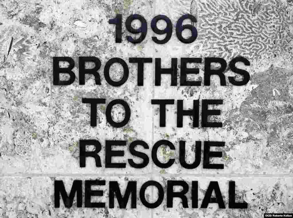 Recordaci&#243;n del derribo de las avionetas de Hermanos al Rescate, el 24 de febrero de 1996.