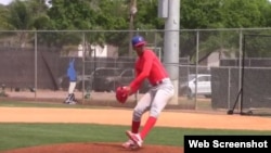 Vladimir Gutiérrez. Foto tomada de un vídeo de Baseball America (You Tube).
