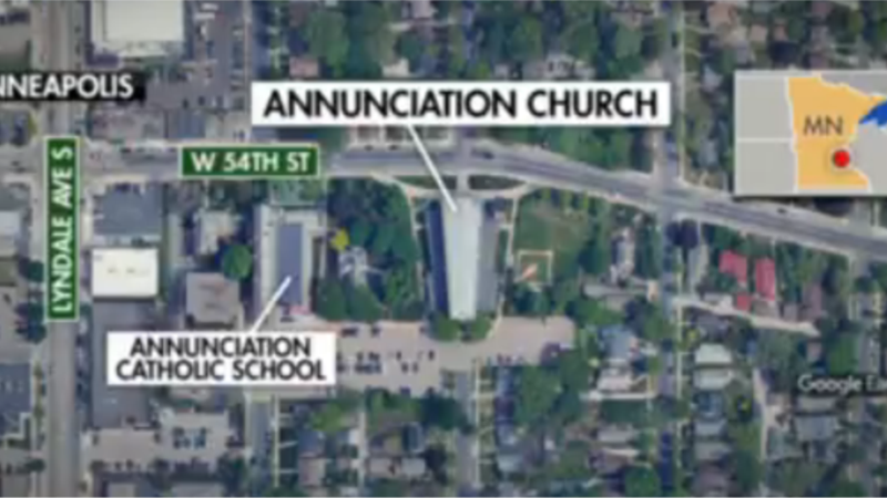 Tiroteo en escuela de Minneapolis deja a 2 niños muertos y 17 heridos