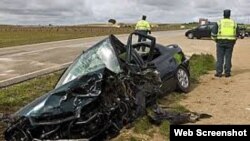 Accidente de tránsito en Cuba. Archivo.