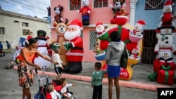 Navidad en La Habana. (Yamil Lage/AFP)