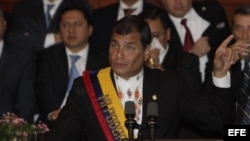El presidente de Ecuador, Rafael Correa. Foto de archivo