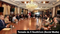 La reunión del Comando Sur con el presidente panameño José Raúl Mulino esta semana en Panamá.