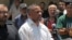 Ismail al-Thawabta, jefe de la oficina de medios del gobierno de Hamás, interviene en una conferencia de prensa en el hospital Al-Aqsa de Deir al-Balah, en el centro de la Franja de Gaza, el 6 de julio de 2026.