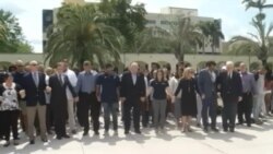 Guardan minuto de silencio por víctimas de desplome del puente en Miami