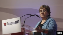 La vicepresidenta del Partido de la Izquierda Europea (PIE), Maite Mola.