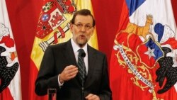 Rajoy arriba a Chile