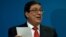 Canciller cubano Bruno Rodríguez Parrilla durante su comparecencia de hoy, 20 de septiembre