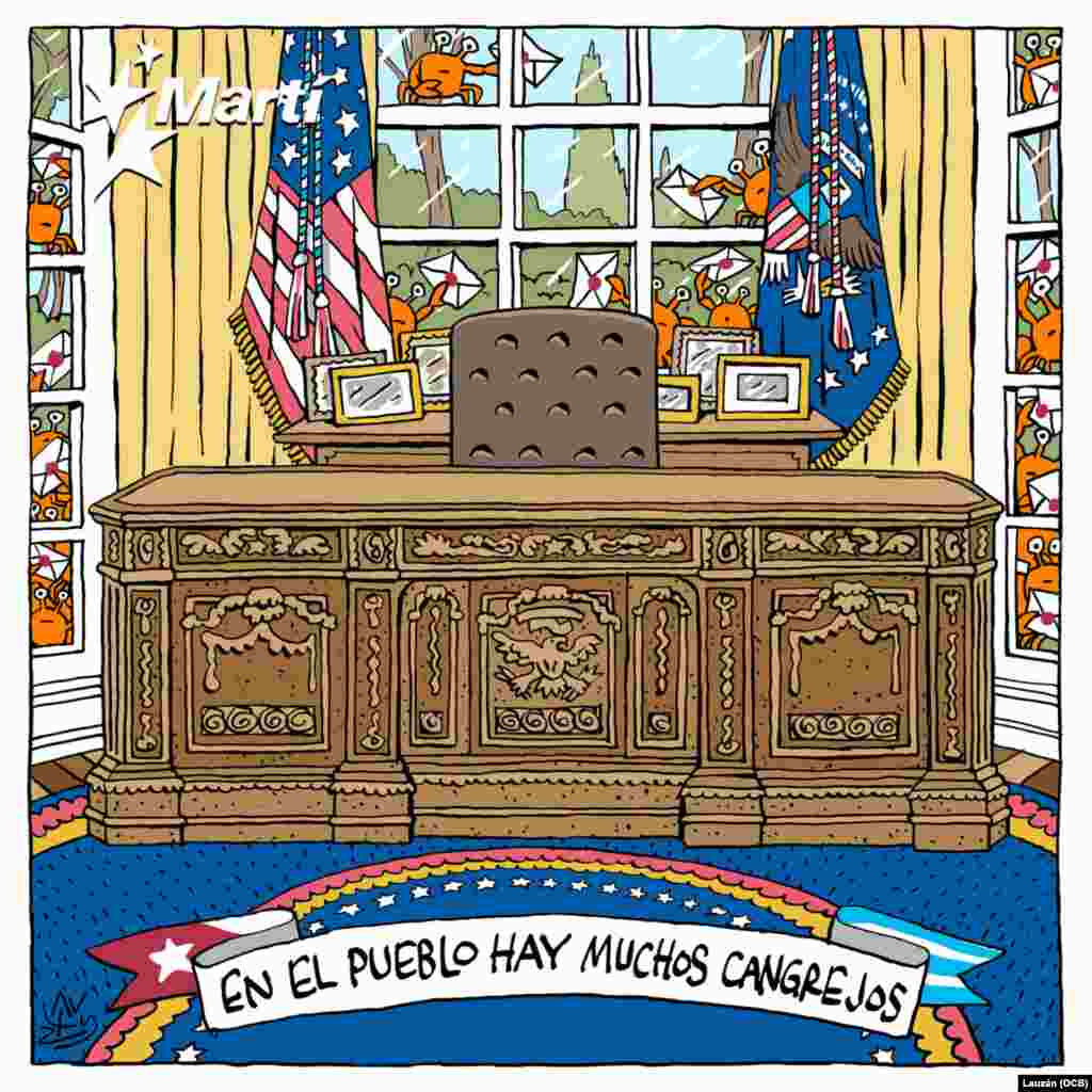 El Cangrejo envió una carta “secreta” a Trump.
