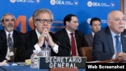 Secretario general de la OEA, Luis Almagro, inaugura asamblea en Washington.