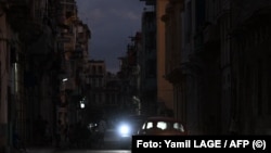 Cuba en medio de un apagón