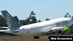 Aerolínea brasileña White.
