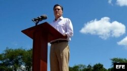 El virtual candidato presidencial republicano Mitt Romney.