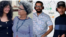 Anna Bensi junto a su madre, Ernesto Ricardo Medina y Kamil Zayas Pérez, integrantes de El 4Tico