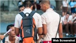 Estudiantes de politécnico en La Habana. (Archivo)