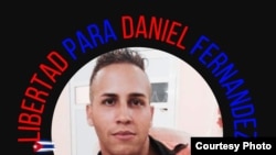 El preso político Daniel Fernández Alvarez (Foto tomada de su perfil de Facebook).