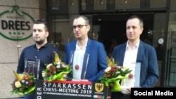 Leinier Domínguez Pérez campeón del Sparkassen Chess-Meeting 2019. Foto: Thorsten Kolbe para @SparkassenChess-Meeting