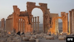Fotografía de archivo muestra la antigua ciudad de Palmira en Siria.