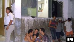 imágen de archivo de emigrantes cubanos ilegales en Cancún, México