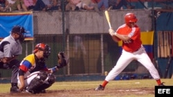 Fotografía de archivo. Cuba y Colombia se enfrentaron en Cartagena (2004), por el Campeonato Panamericano de Béisbol. 