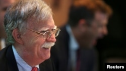 John Bolton en la cumbre de Lima sobre Venezuela. REUTERS/Guadalupe Pardo