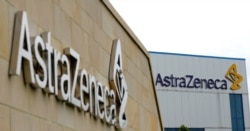 La sede de la farmacéutica británica AstraZeneca en Macclesfield, en el noroeste de Inglaterra, en una foto tomada en 2014 (Andrew Yates/AFP).