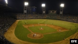 Vista general del estadio Latinoamericano en La Habana