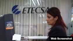 Oficina de Empresa de Telecomunicaciones de Cuba S.A., ETECSA.