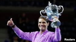 Rafael Nadal celebra su victoria. Geoff Burke-USA TODAY Sports vía Reuters.