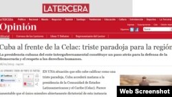 Editorial de La Tercera