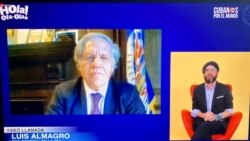 Captura de pantalla de un momento de la conversación del secretario general de la OEA, Luis Almagro, con el presentador Alex Otaola.