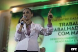 La candidata opositora Marina Silva.
