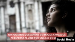"Tenemos nombre", la campaña que aboga por una Ley de Género en Cuba. (Captura de video/Facebook)