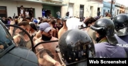 Protesta del 11 de julio en Cárdenas, Matanzas.