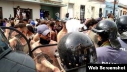 Protesta del 11 de julio en Cárdenas, Matanzas. 