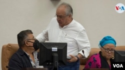 Junta directiva de la Asamblea Nacional de Nicaragua, el 4 de mayo de 2021. (Foto: VOA/Houston Castillo)